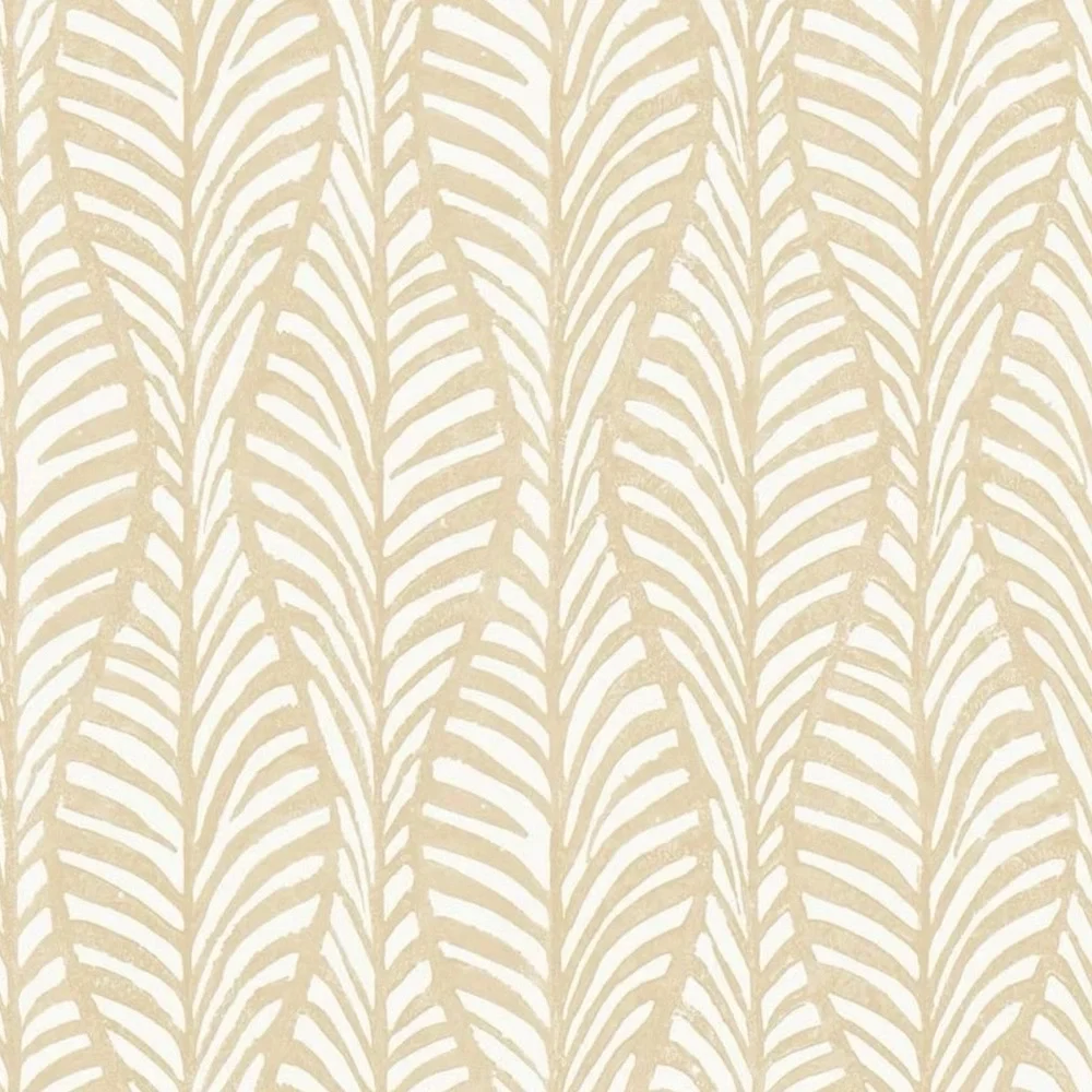Tempaper & Co. Block Print Leaves Peel and Stick Wallpaper